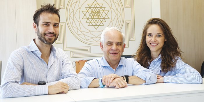 Andrea, Sergio e Chiara Patria