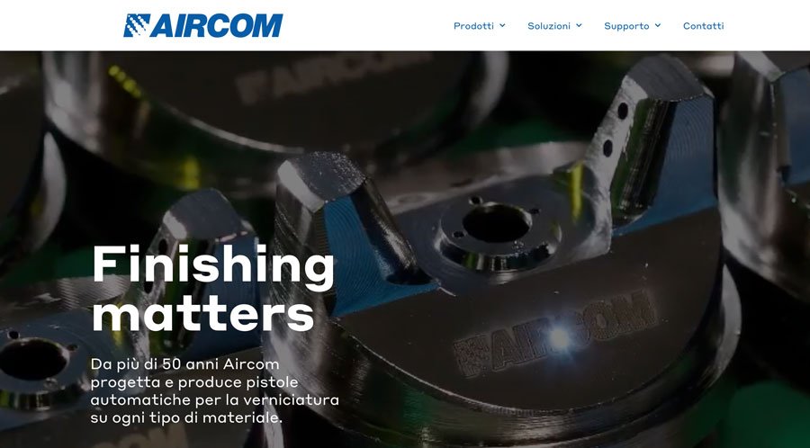 aircom nuovo sito web