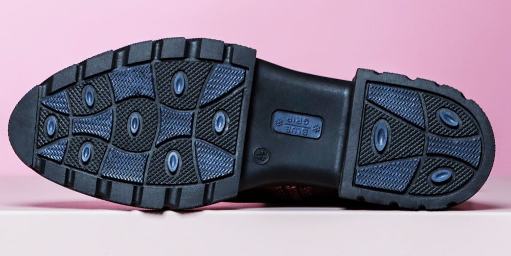 caprice blue grip sole