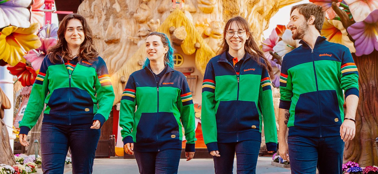 Gardaland Resort divise Utility Diadora 1 gruppo