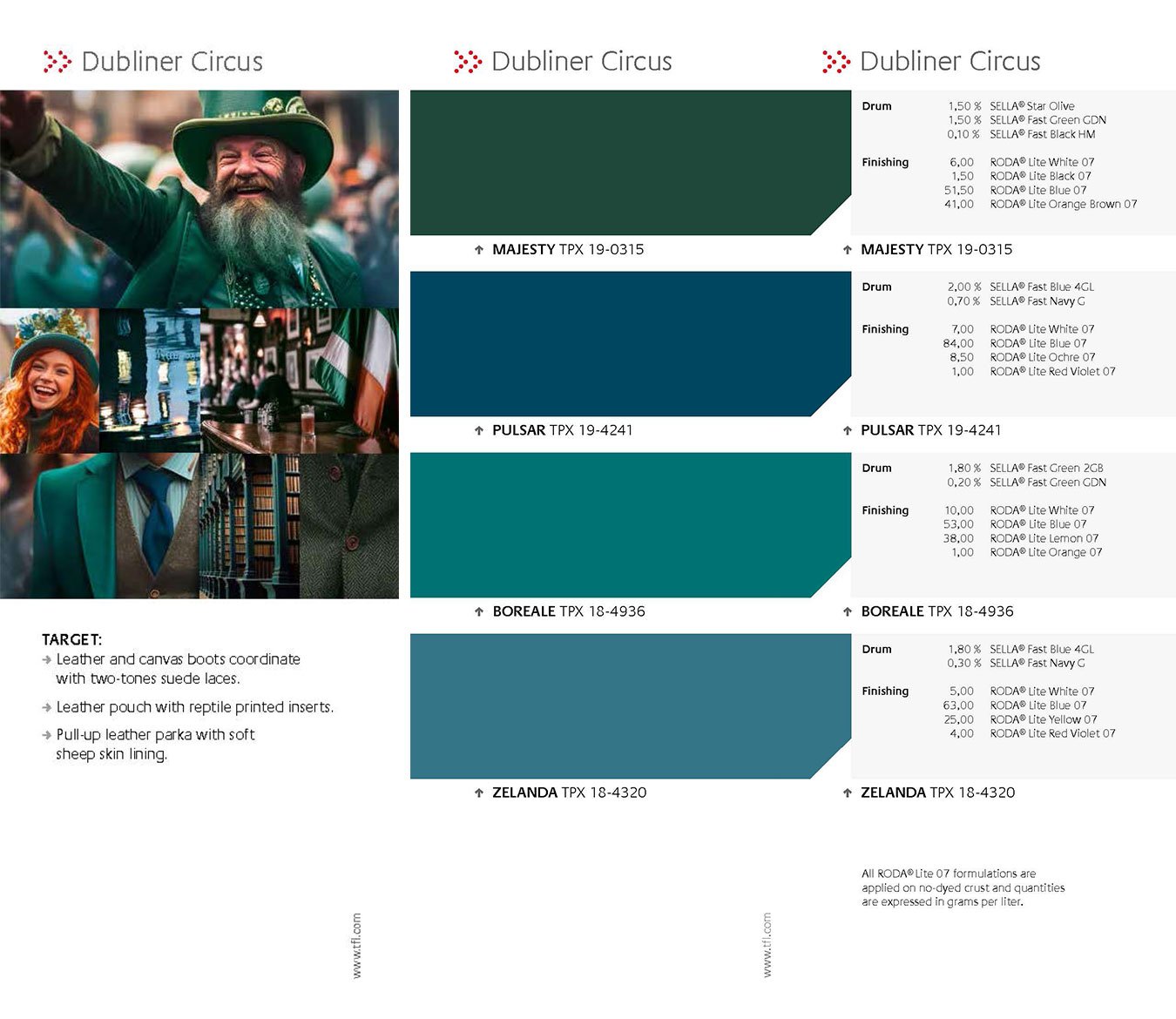 TFL Colour Trends AW 25 26 Dubliner Circus