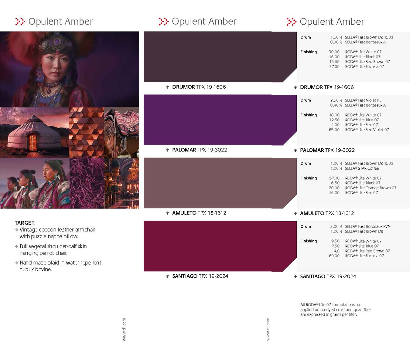 TFL Colour Trends AW 25 26 Opulent Amber