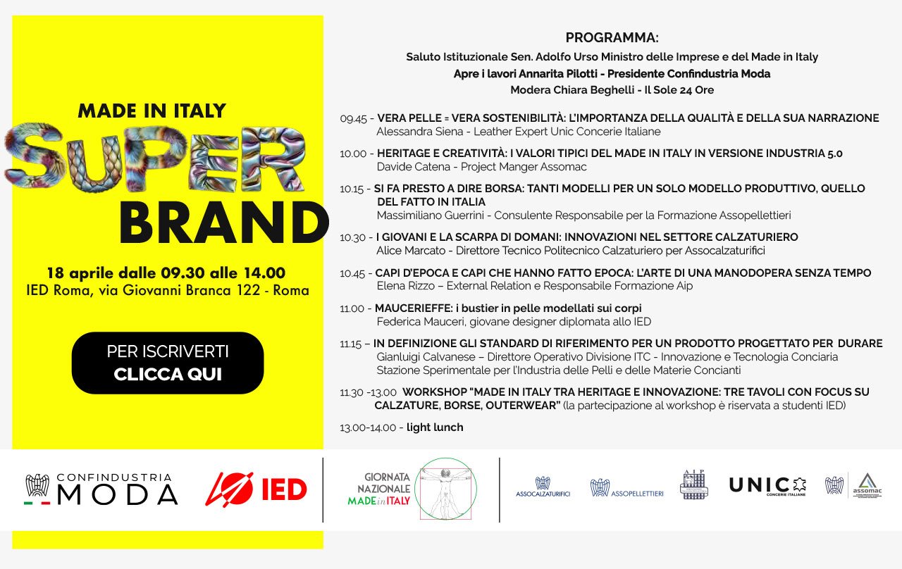 invito def Made in Italy Superbrand update