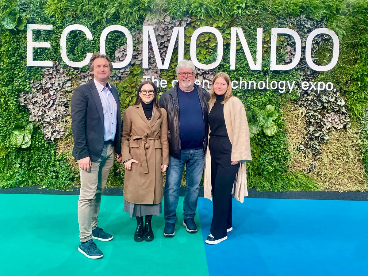 Andrea Chiorboli, Lucrezia Mecenero, Guglielmo Dal Ceredo e Giada Pivotto Ecomondo